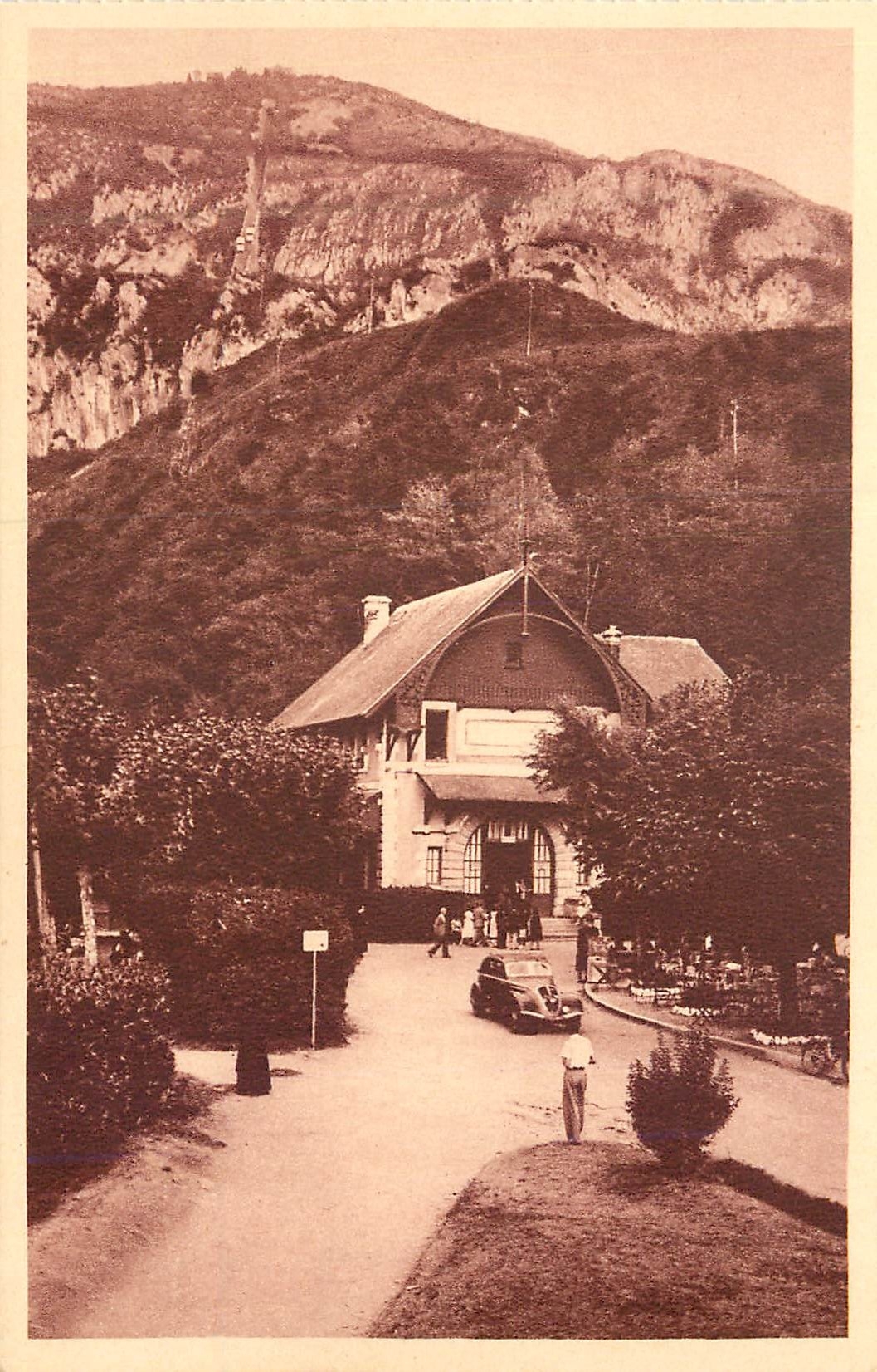 Lourdes — La Gare du Pic du Jer — Édition P. Doucet