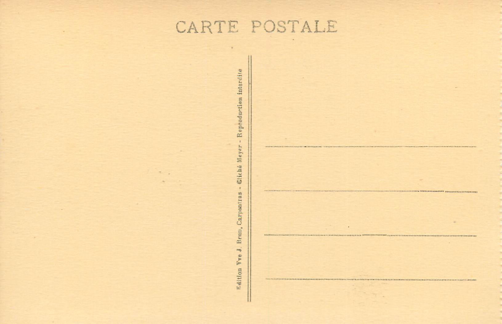 CPA Musee de Carpentras Rigaud (Hyacinthe) (1659 1743) — Rückseite