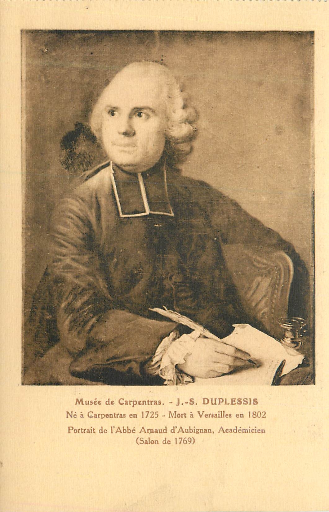 CPA Musee de Carpentras J s Duplessis (1725 1802)