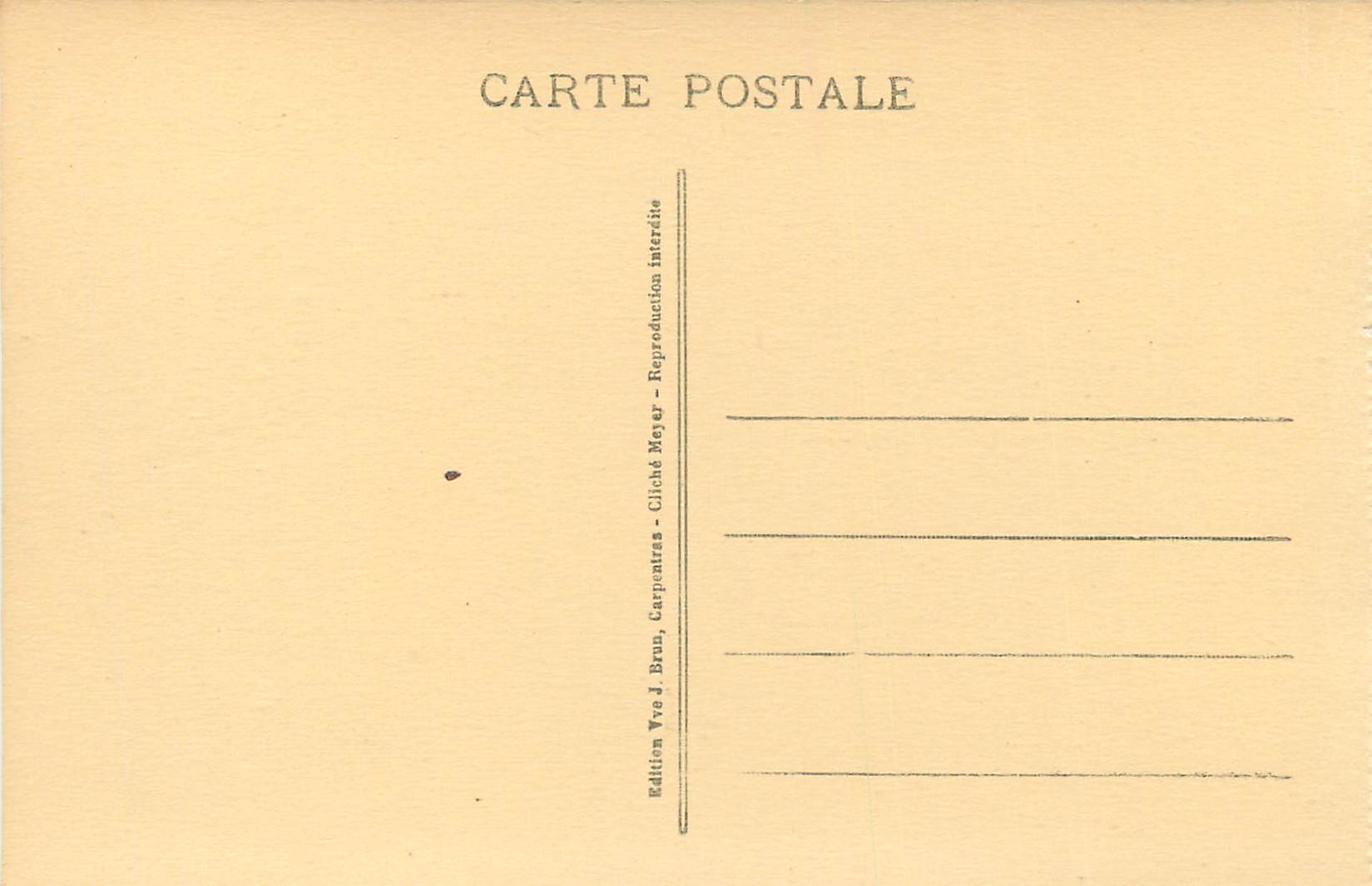 CPA Musee de Carpentras J s Duplessis (1725 1802) — Rückseite