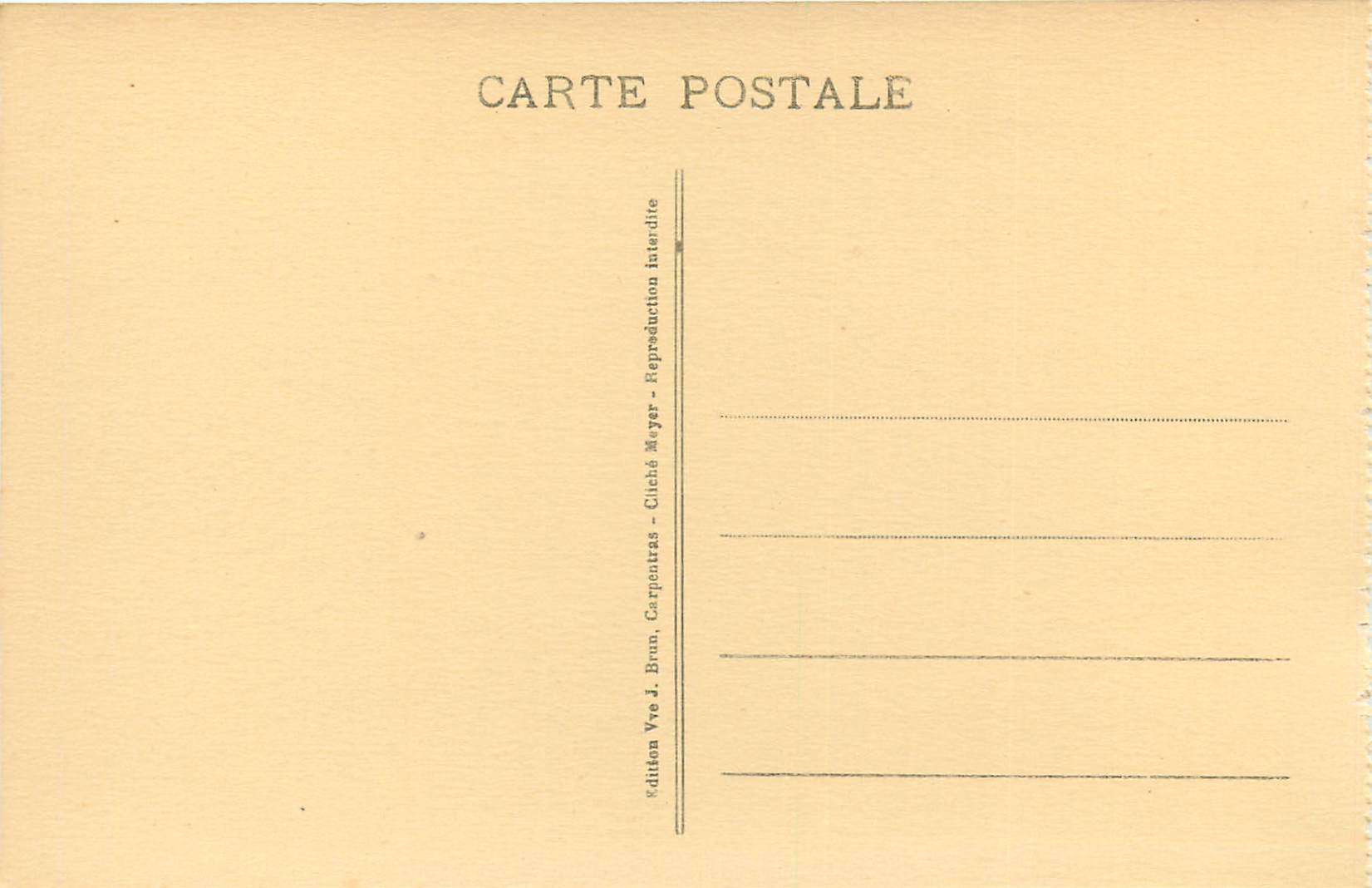 CPA Musee de Carpentras J S Duplessis (1725 1802) — Rückseite