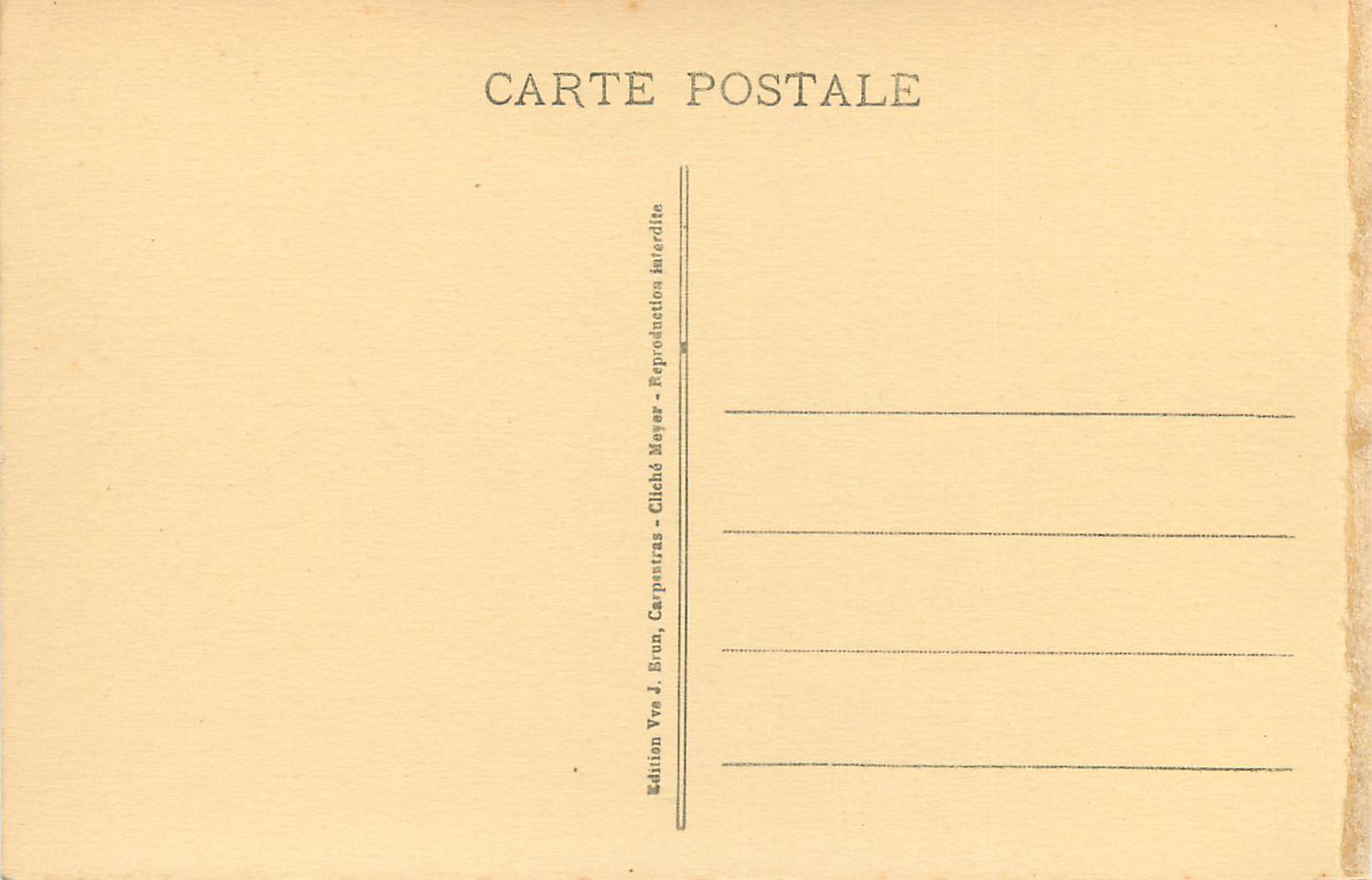 CPA Musee de carpentras J Bonaventure Laurens (1801 1890) Portrait et Autographe de Robert Schumann — Verso