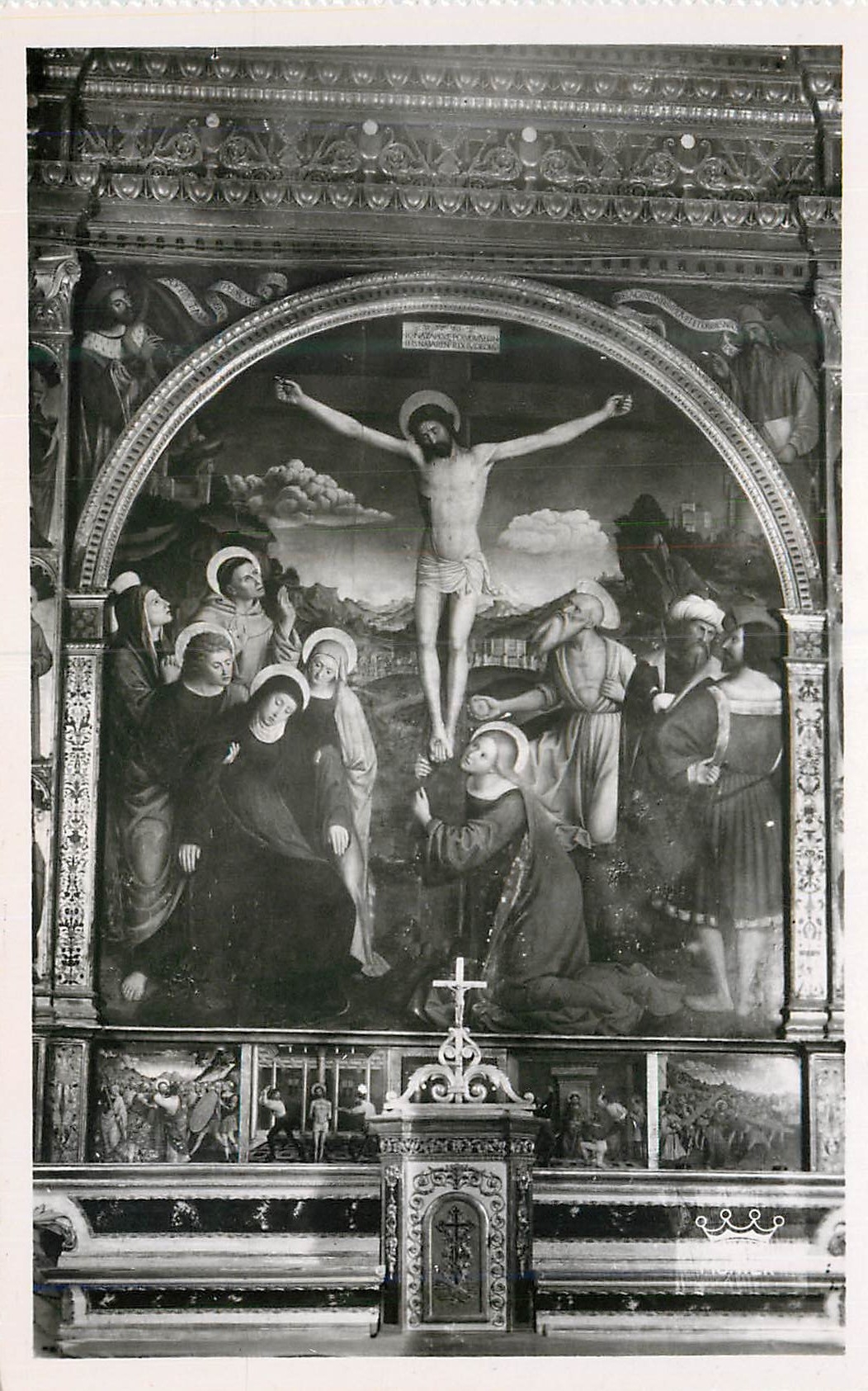 CPM Nice Cimiez La Crucifixion de Brea (XVe S)