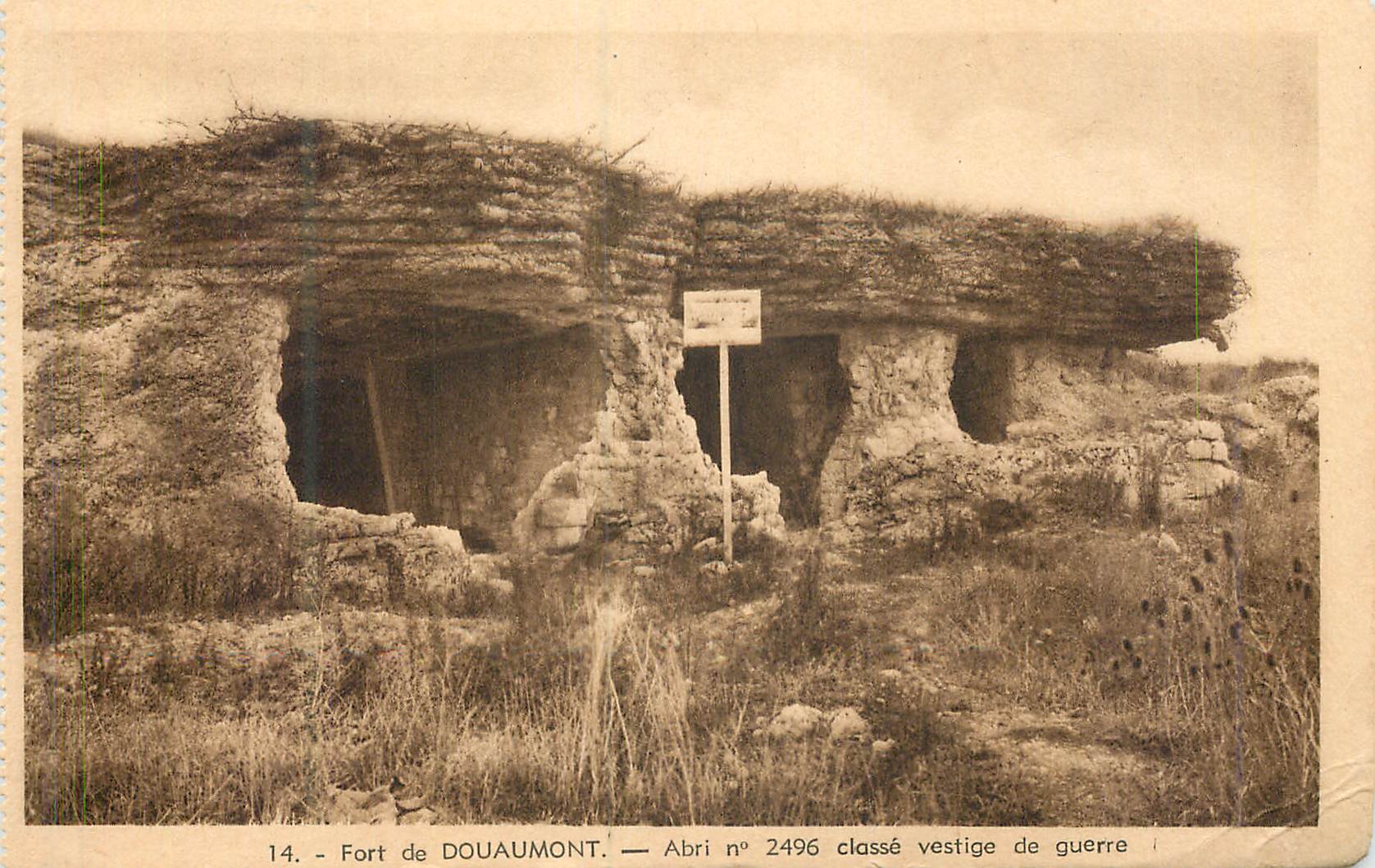 Fort de Douaumont — Abri n° 2496 classé vestige de guerre