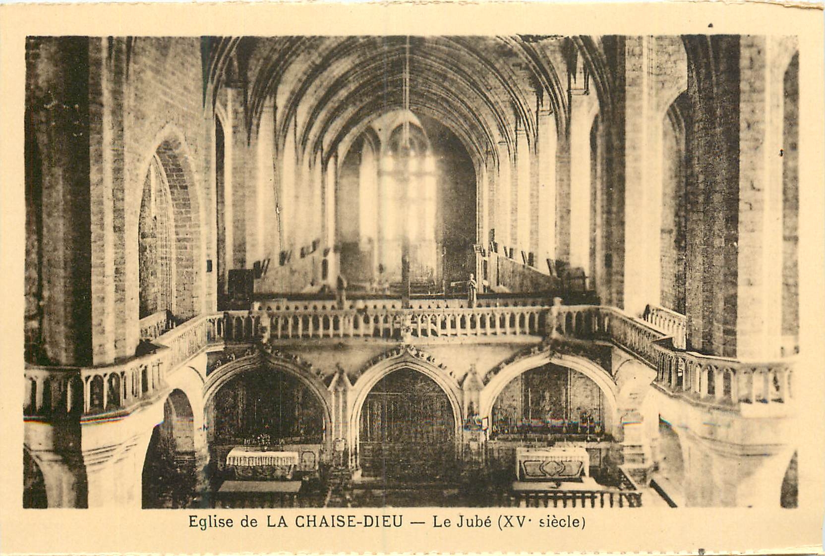 Église de LA CHAISE-DIEU — Le Jubé (XVe siècle)