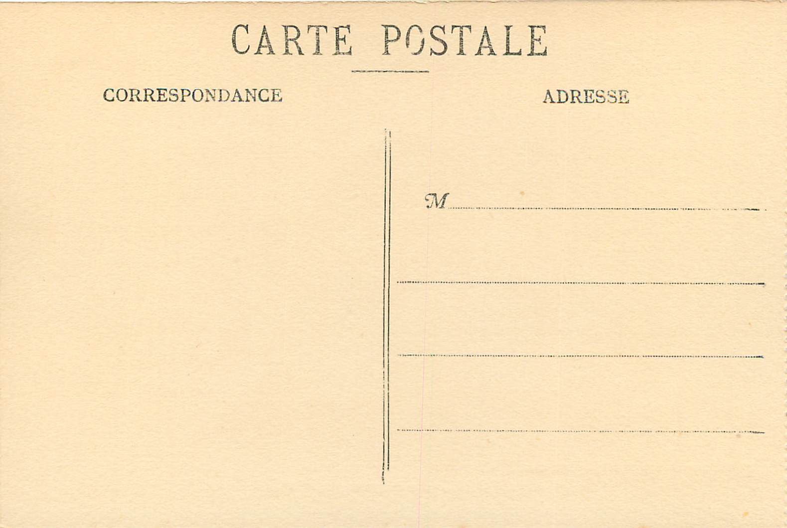 Biarritz — La Plage du Port Vieux — Phototypie Marcel Delboy, Bordeaux, n° 120 — Rückseite