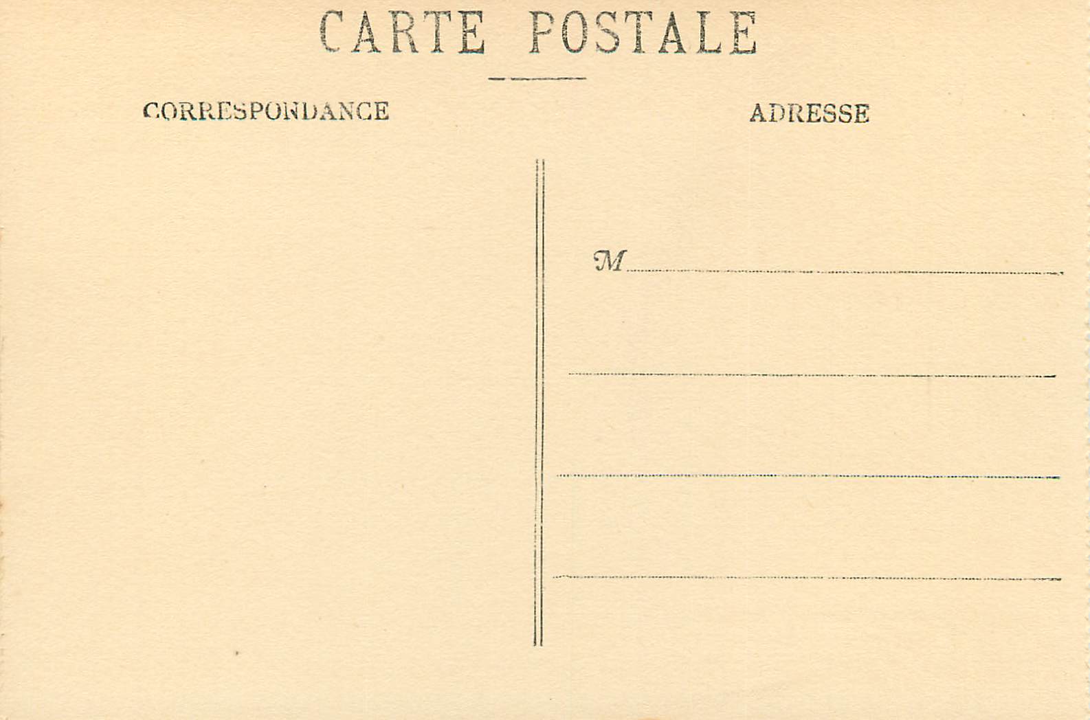 CPA Biarritz Le Rocher de la Vierge par Mer Demontee — Verso