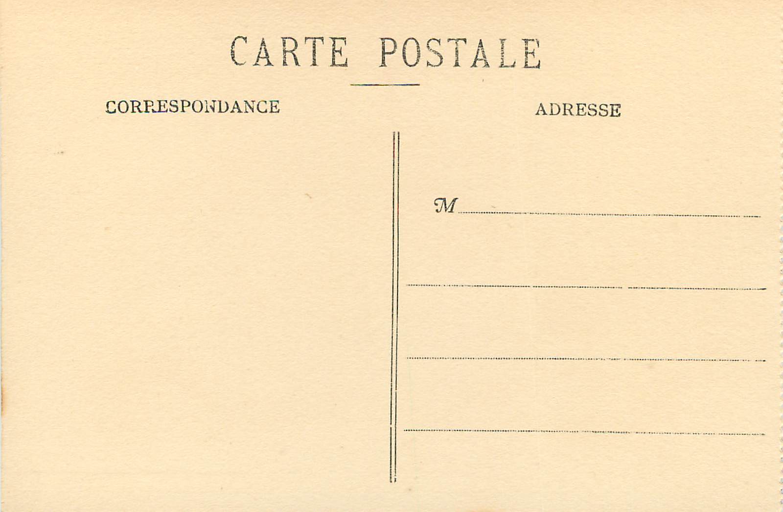CPA Biarritz Rocher du Basta Hotels et Villas de la Grande Plage — Verso