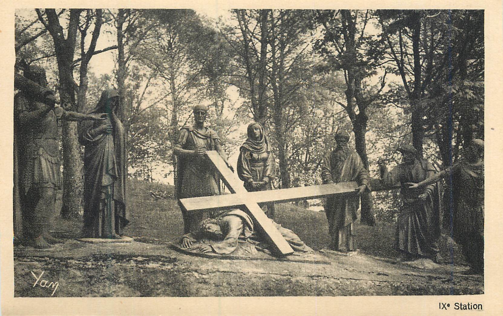 IXe Station — Jésus tombe pour la troisième fois — Édition Lourdes