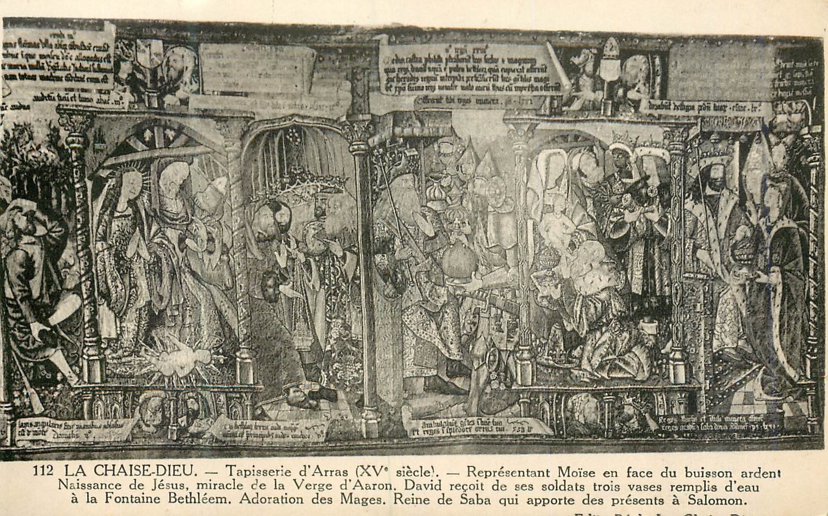 CPA La Chaise Dieu Tapisserie d'Arras (XVe Siecle)
