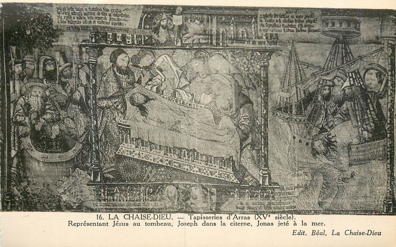 CPA La Chaise Dieu Tapisserie d'Arras (XVe Siecle)