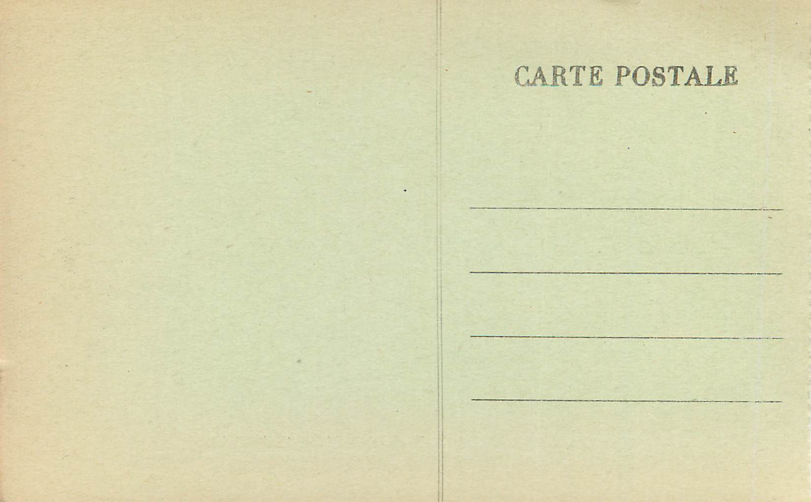 CPA La Chaise Dieu Tapisserie d'Arras (XVe Siecle) — Rückseite