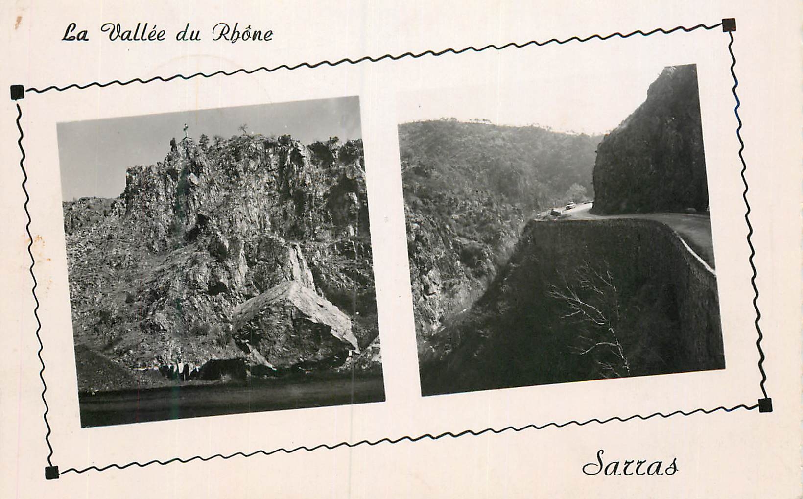 CPM La Vallee du Rhone Sarras (Ardeche) Les Gorges de L'Ay