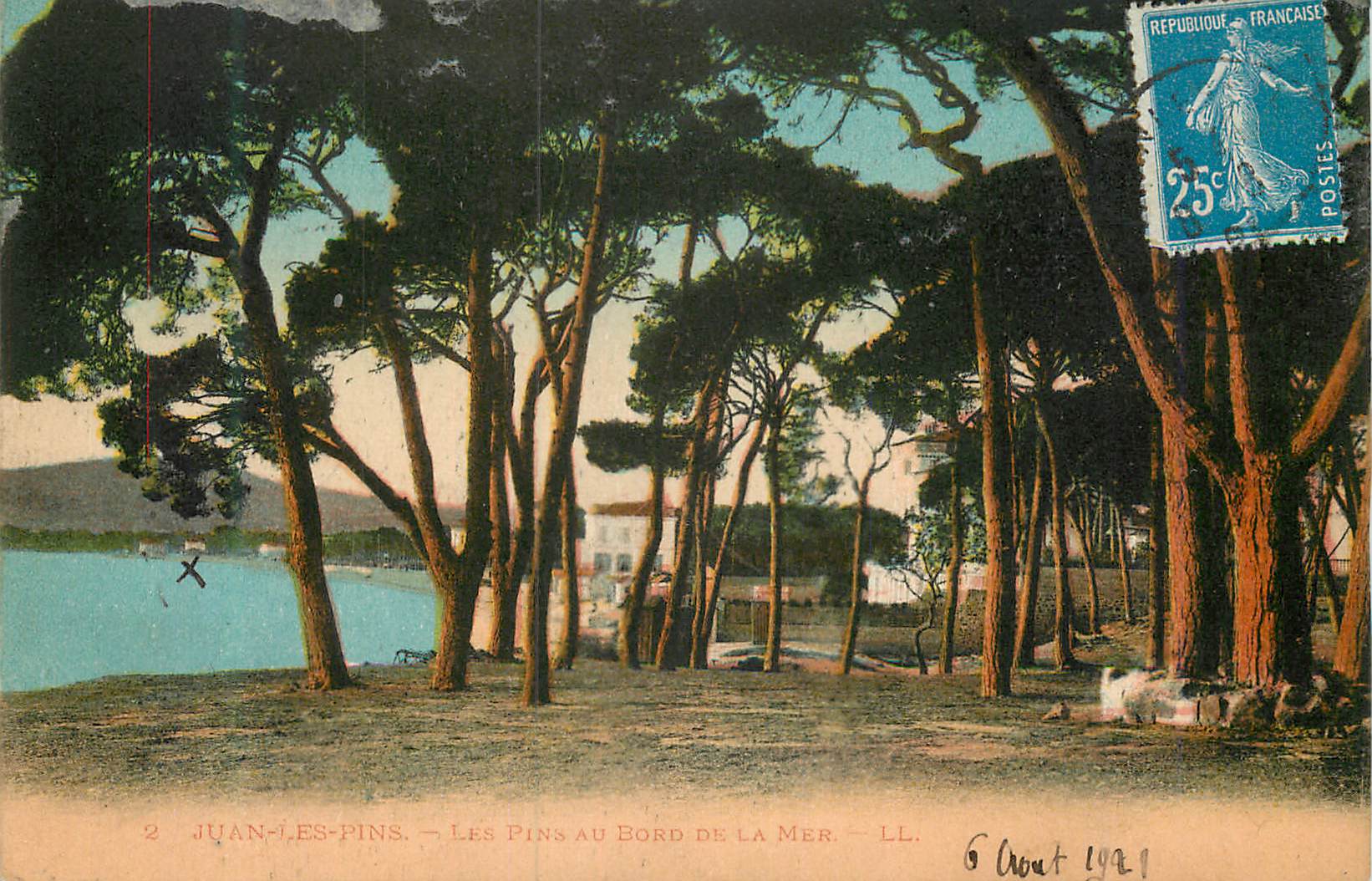 CPA Juan Les Pins au Bord de la Mer