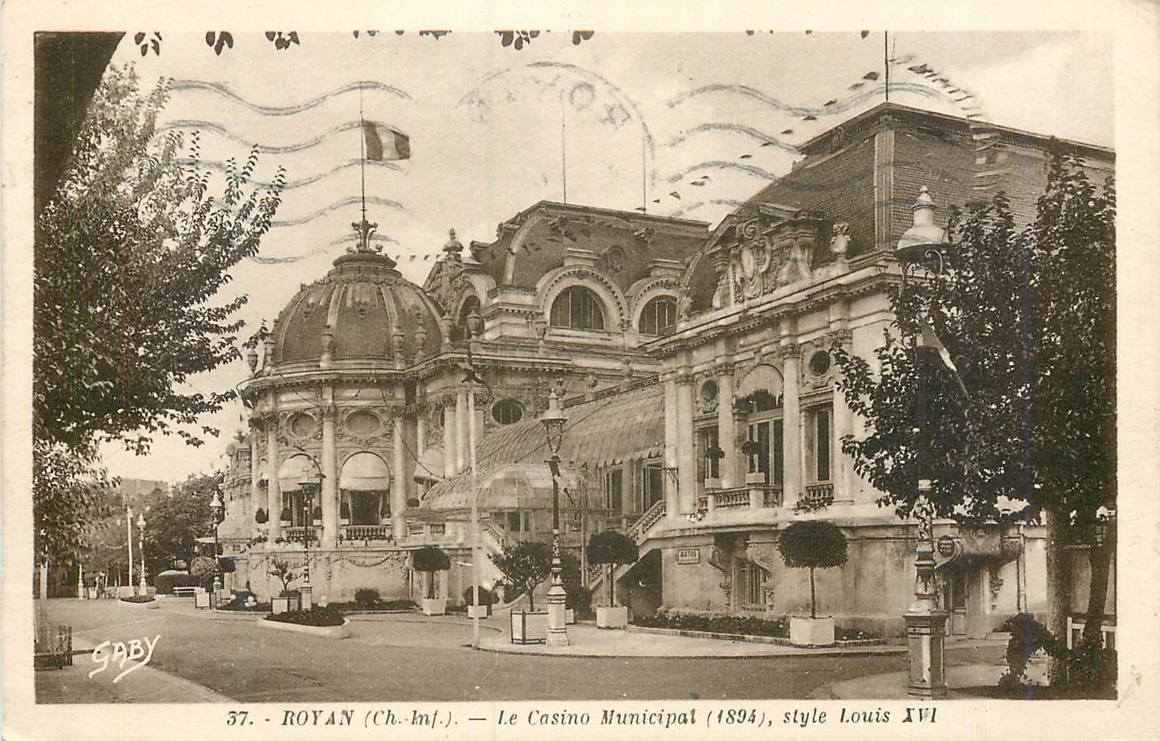 CPA Royan (Ch INf) Le Casino Municipal (1894) Style Louis XVI