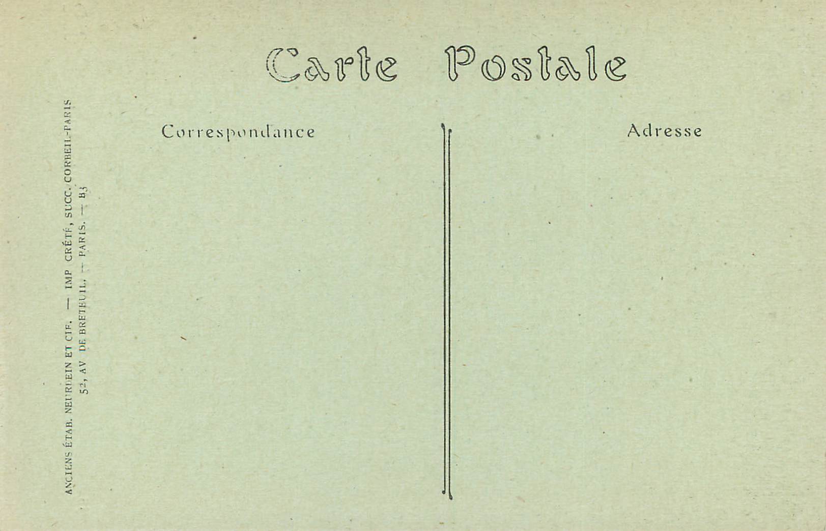 Porte de l'Hôtel du Grand-Cerf — XVIe siècle — JND Phot. — Rückseite