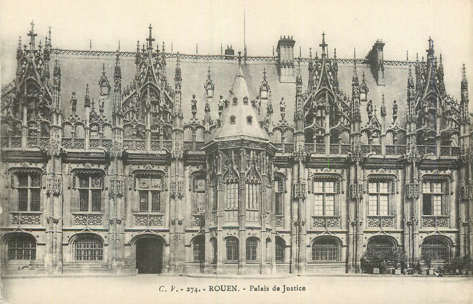 CPA Rouen Le Palais de Justice