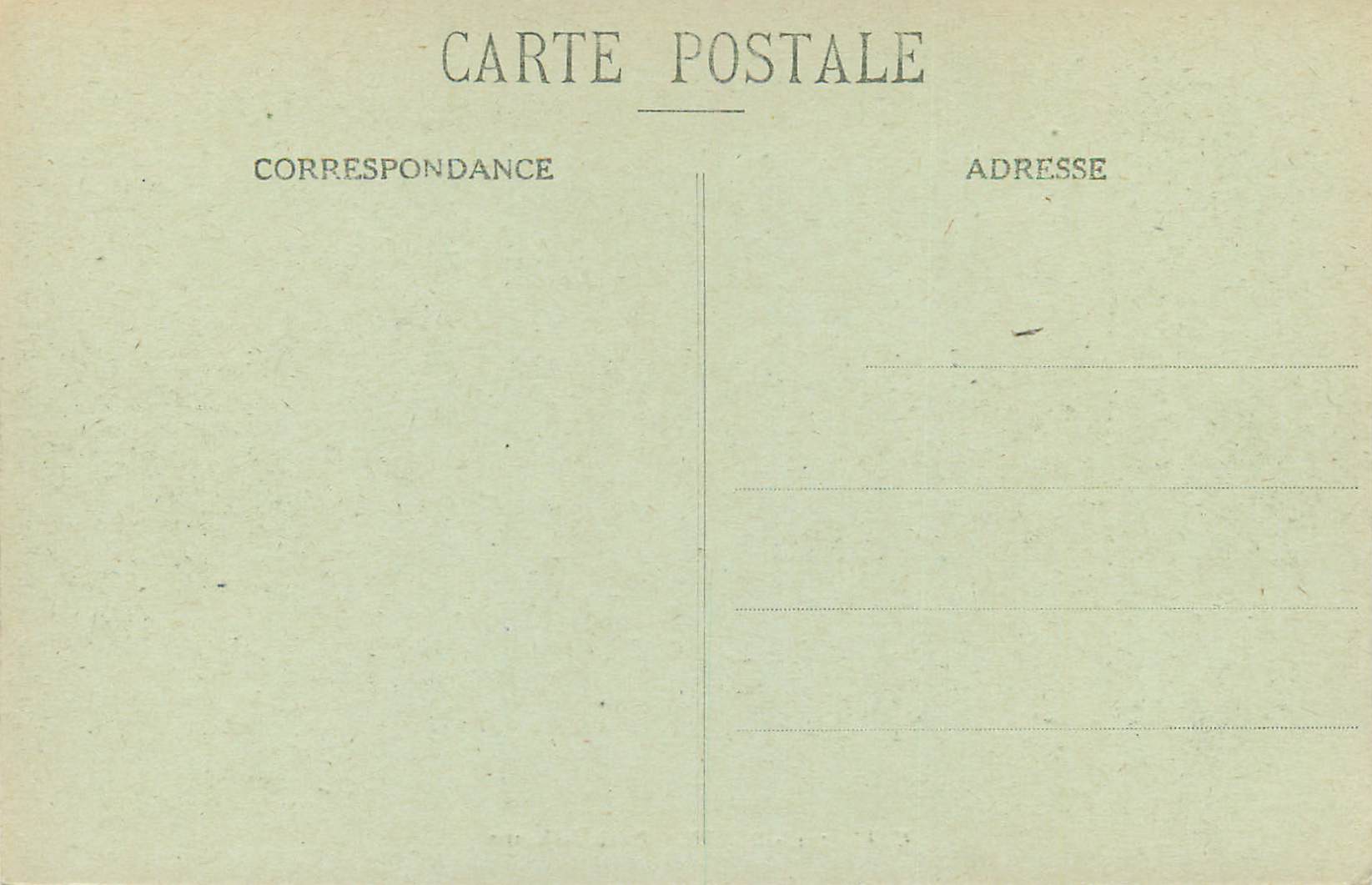 CPA Rouen Le Palais de Justice — Rückseite