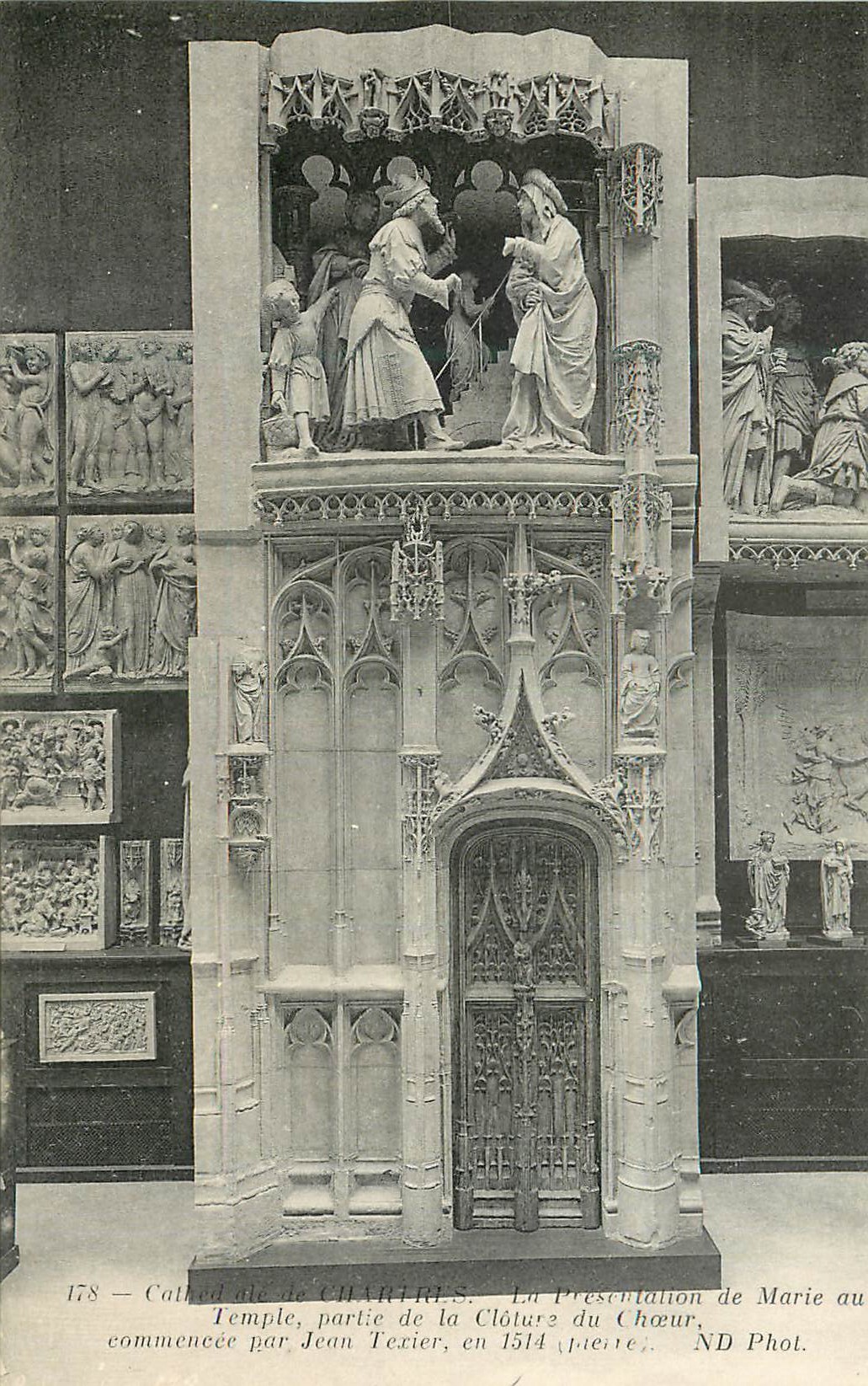CPA Cathedrale de Chartres La Presentation de Marie au Temple