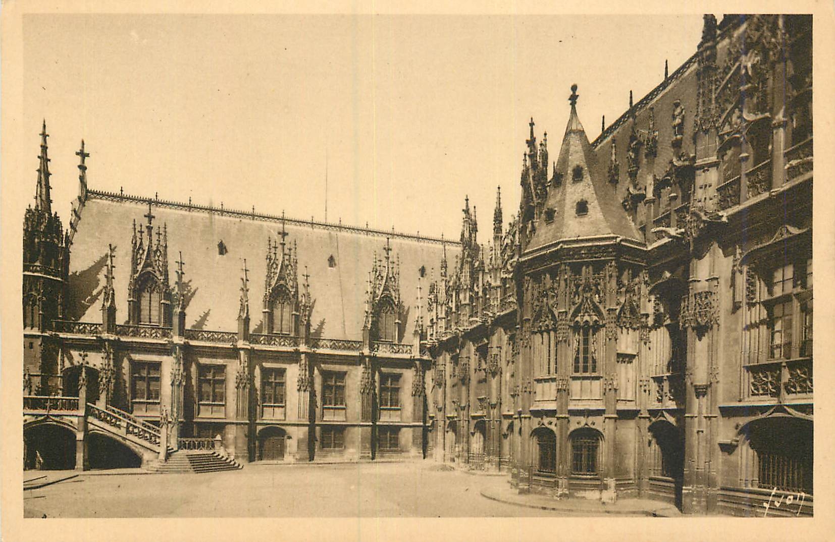 CPA Douce de France Rouen (Seine Inferieure) Le Palais de Justice (1499)
