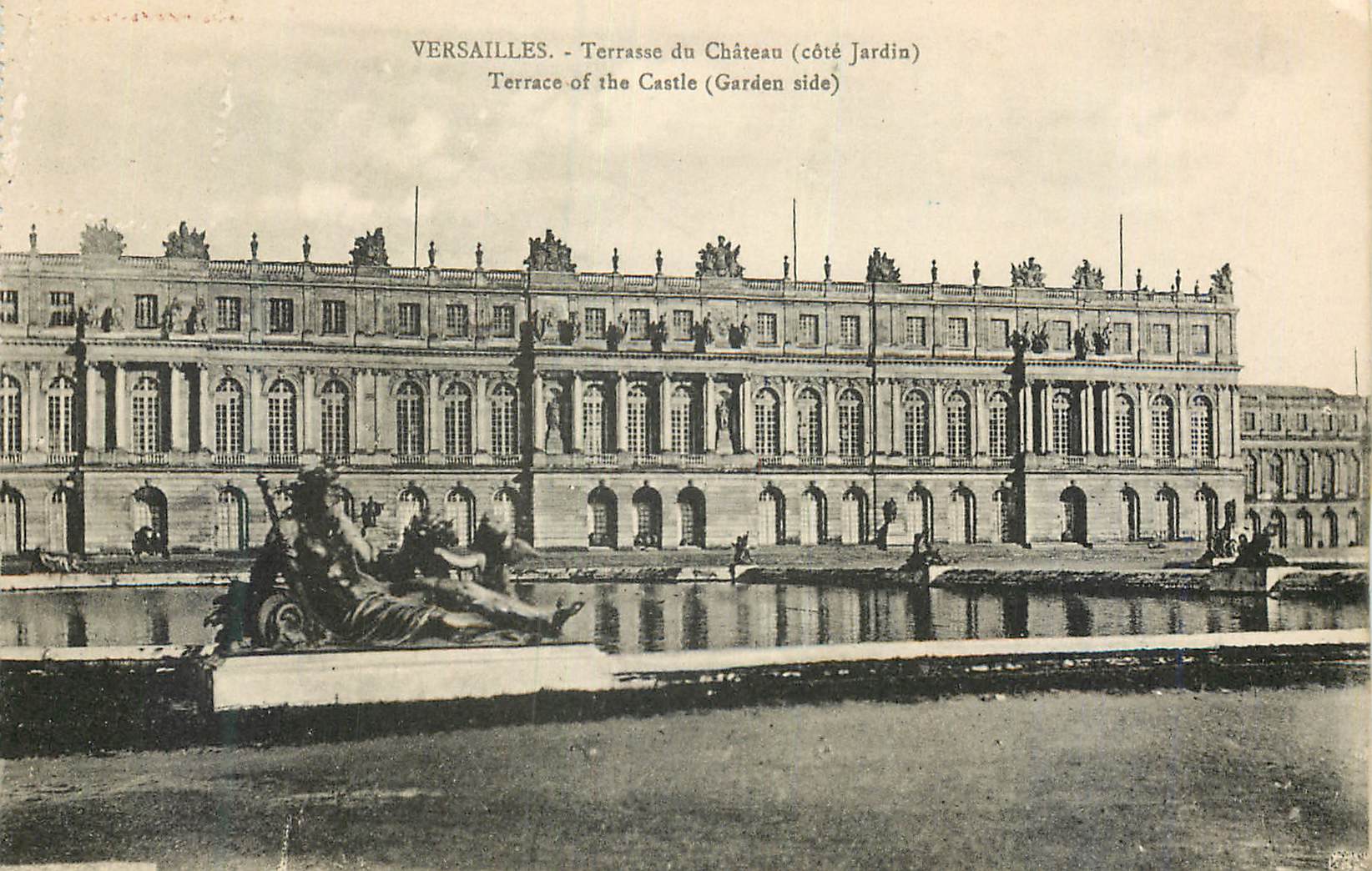 Versailles - Terrasse du Château (côté Jardin) — Édition Colbert, Versailles