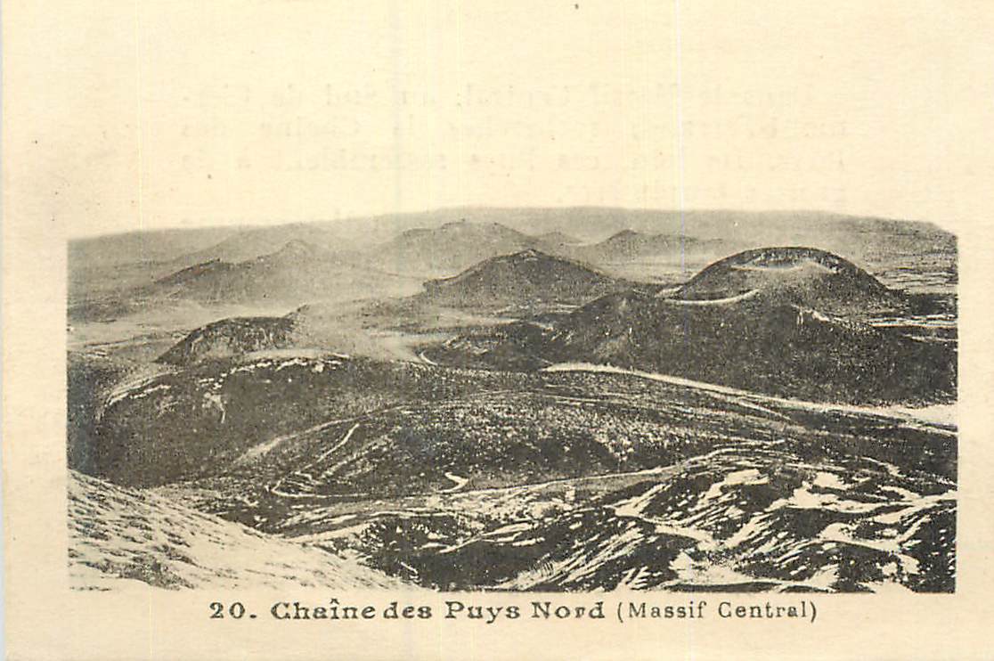 CPA Chaine des Puys Nord (Massif Central) Phototypie Lescuyer Lyon