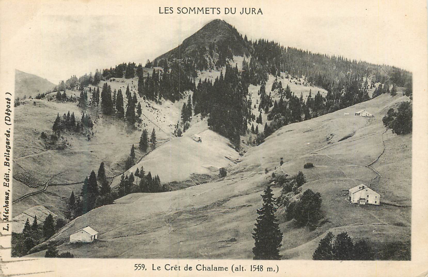 CPA Les Sommets du Jura Le Cret de Chalame (alt 1548 m)
