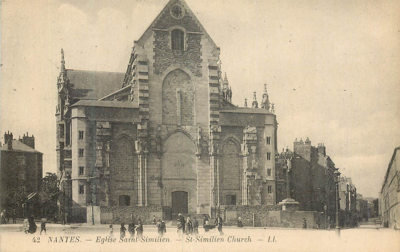CPA Nantes Eglise Saint Similien