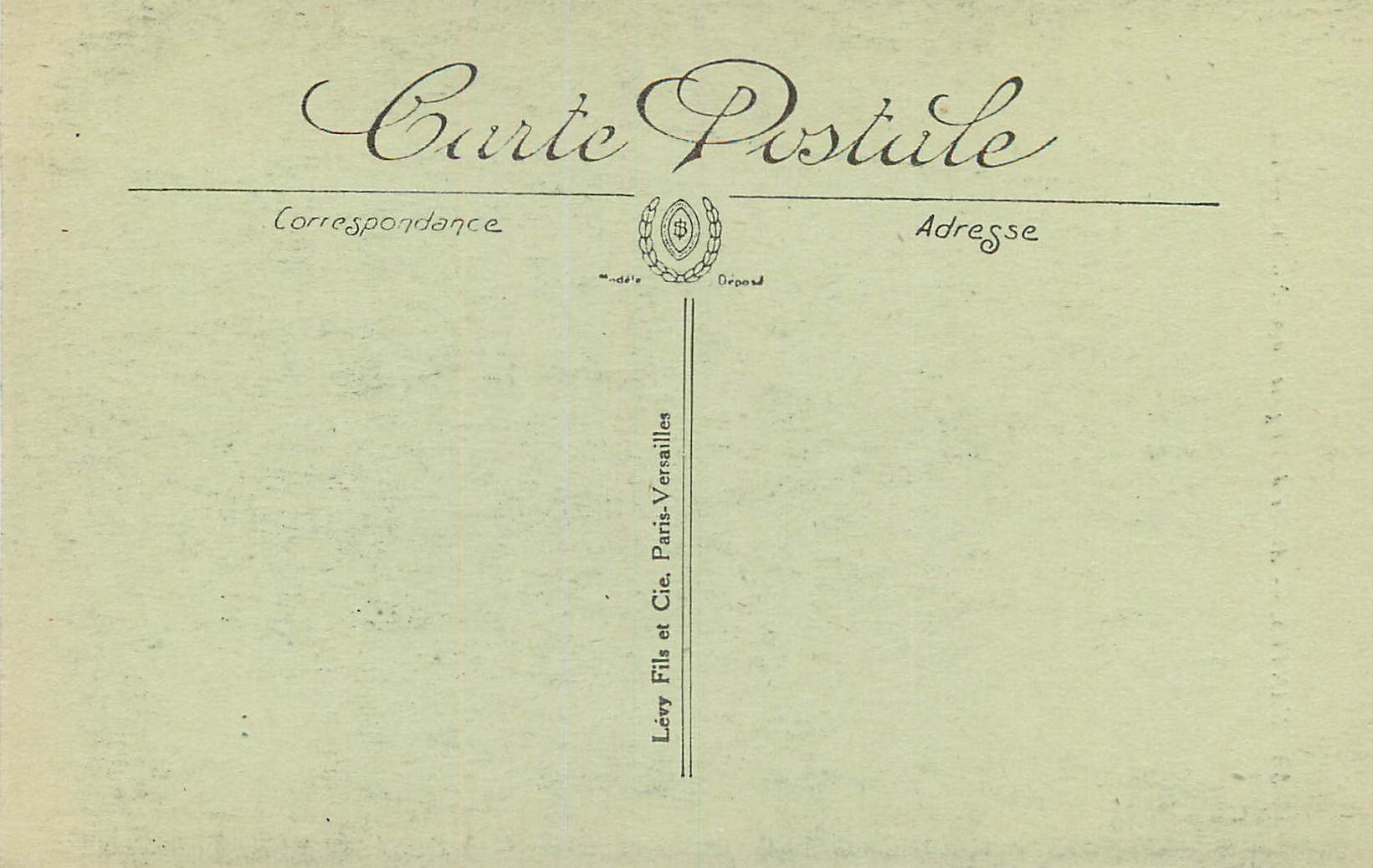 CPA Nantes Abside de l'Eglise Saint Nicolas LL — Verso