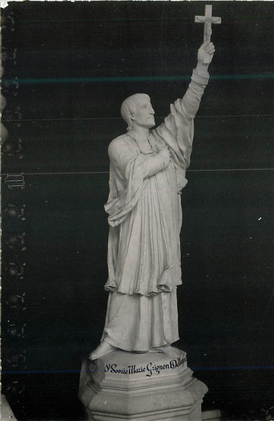 CPM Calvaire de Pontchateau (L Inf) Le Pere de Montfort dans la Chapelle du Pelerinage