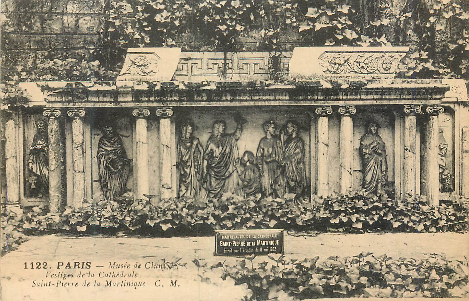 CPA Paris Musee de Cluny L'Eglise de la Cathedrale Saint Pierre de la Martinique C M