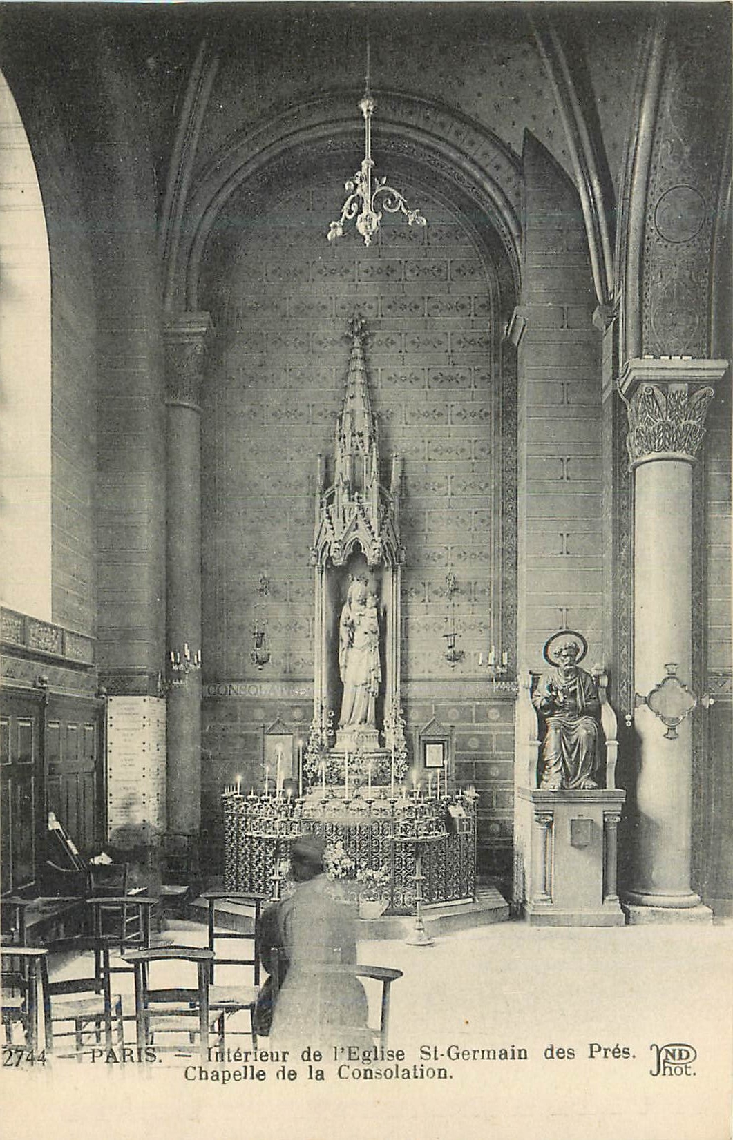CPA Paris Interieur de l'Eglise St Germain des Pres Chapelle de la Consolation
