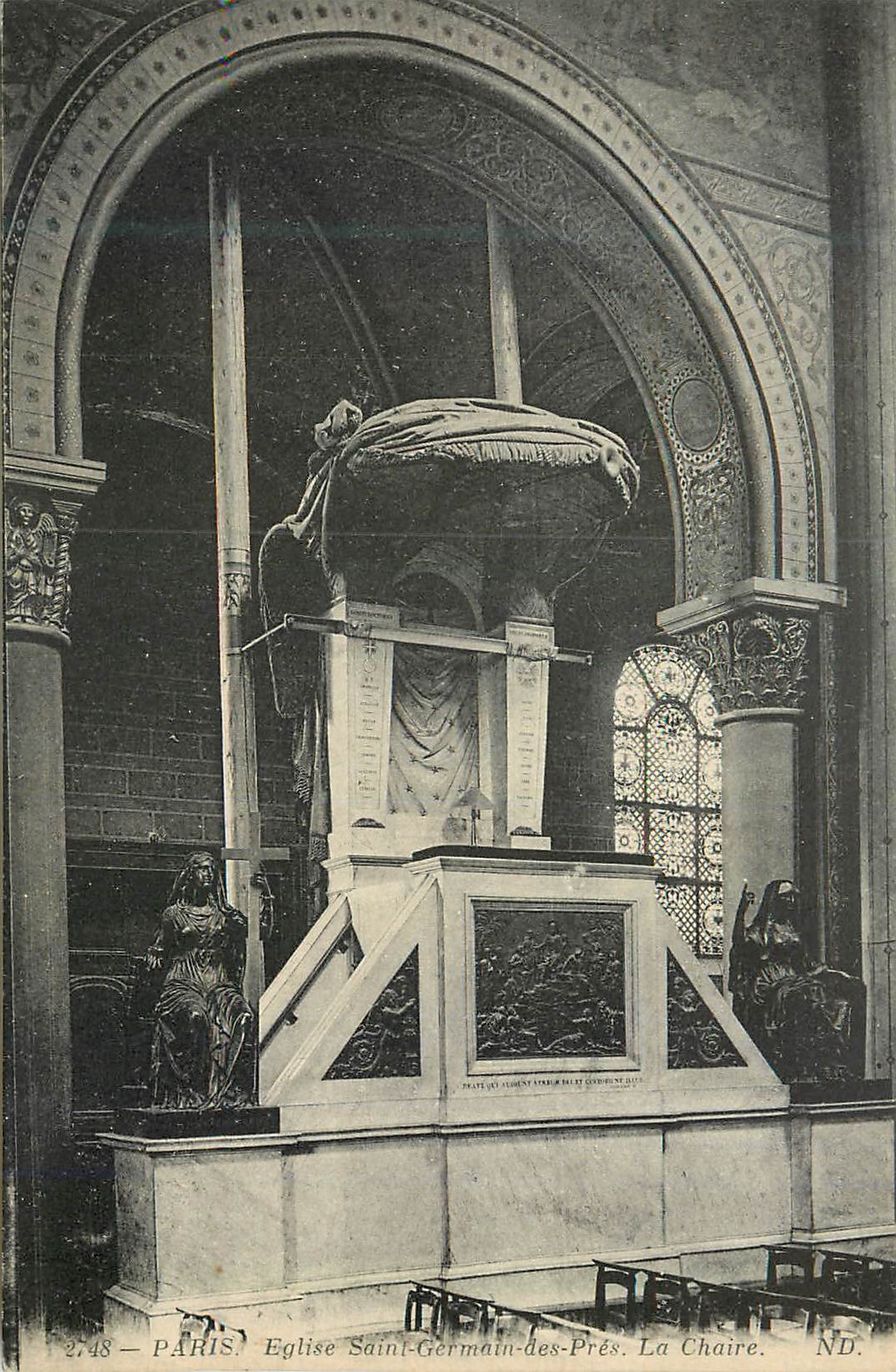 CPA Paris Eglise Saint Germain des Pres La Chaire