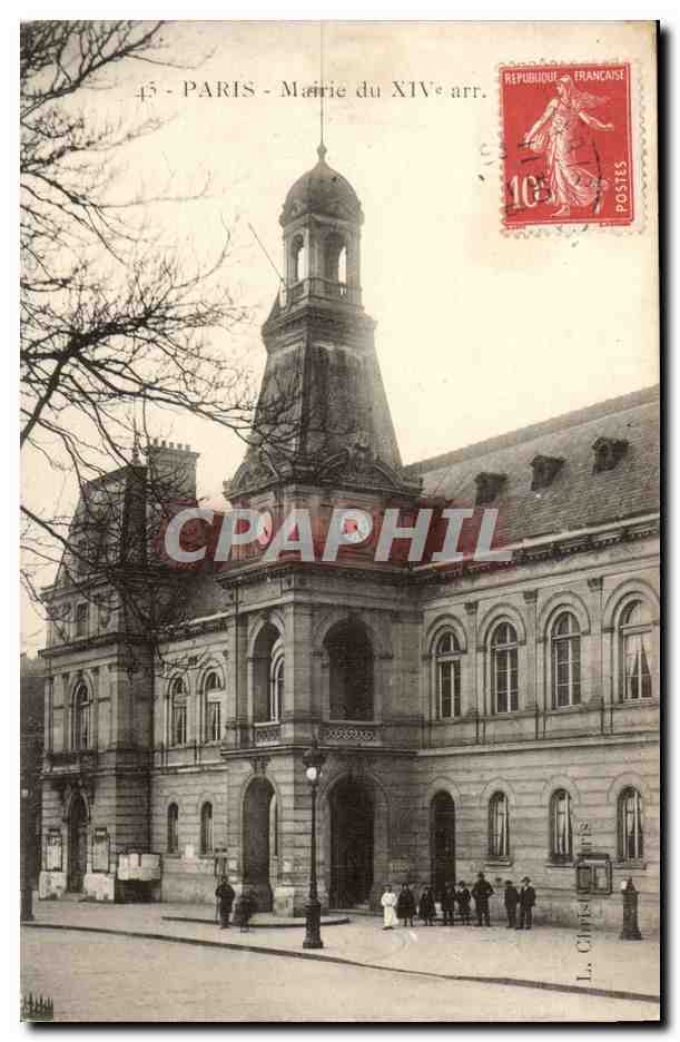 Paris - 14 Mairie du XIV arrondissement - CPA 