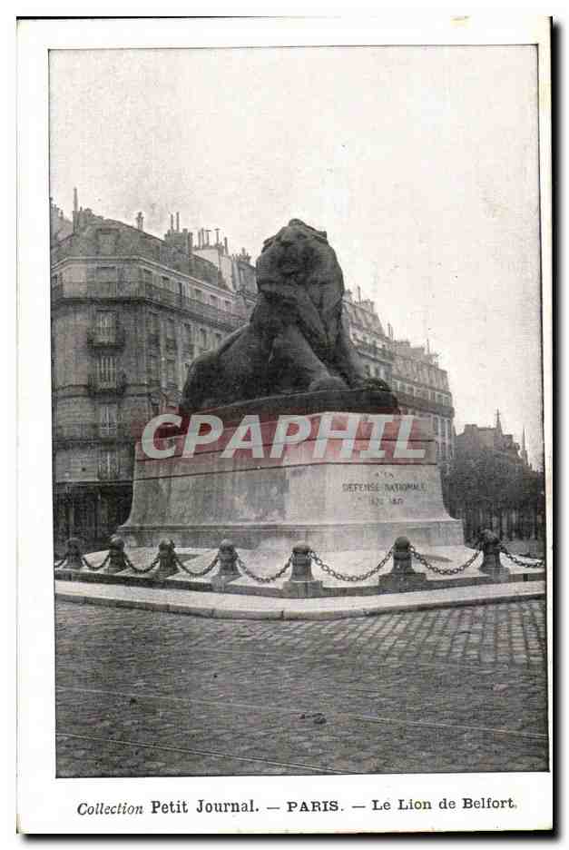 Paris - 14 Le Lion de Belfort - CPA 