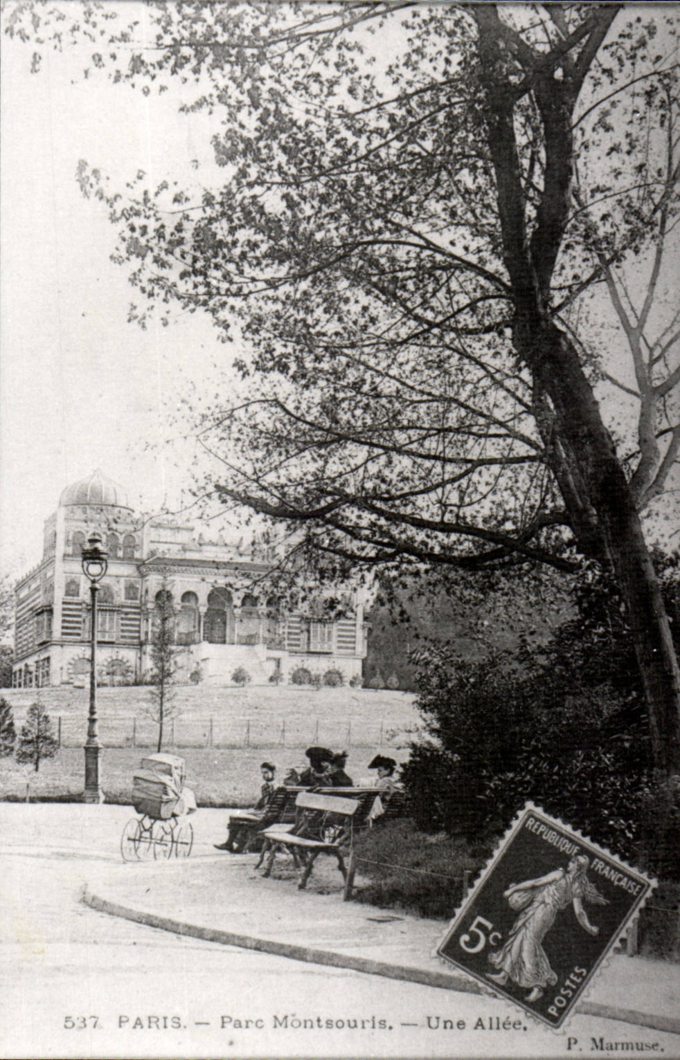 PHOTO d'une CPA Paris - 14 Parc Montsouris - Une Allee