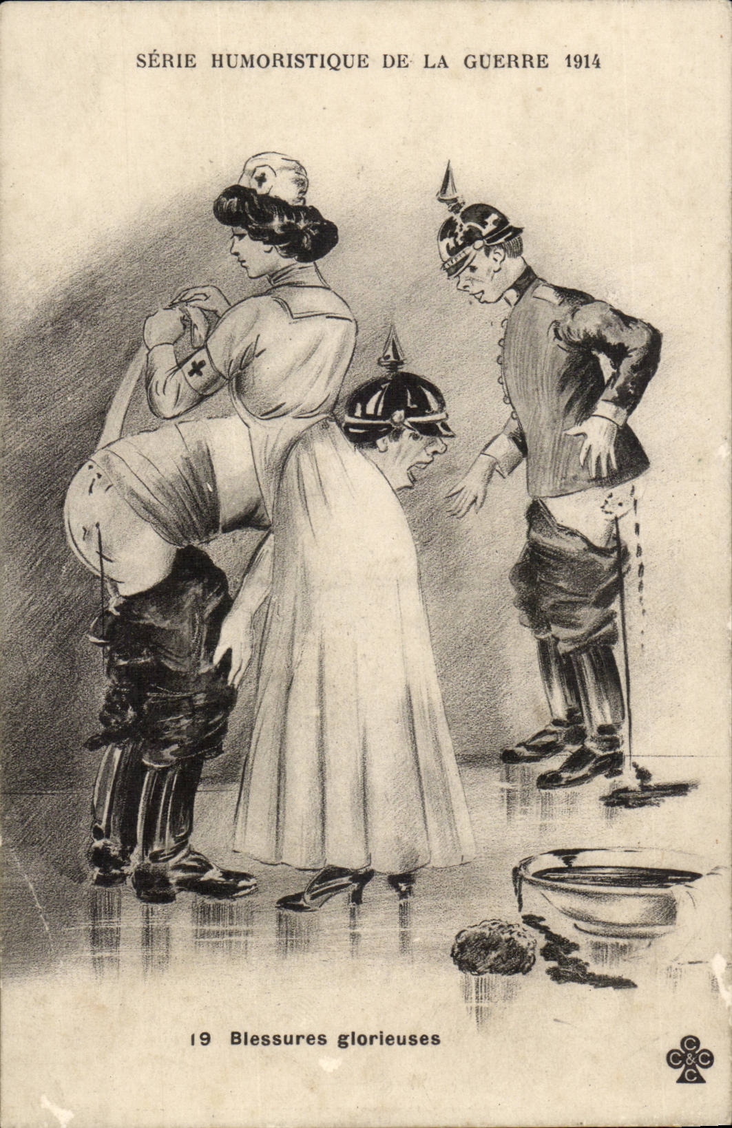 Militaria - Humour - Illustration - Serie Humoristique de la Guerre 1914 - CPA 