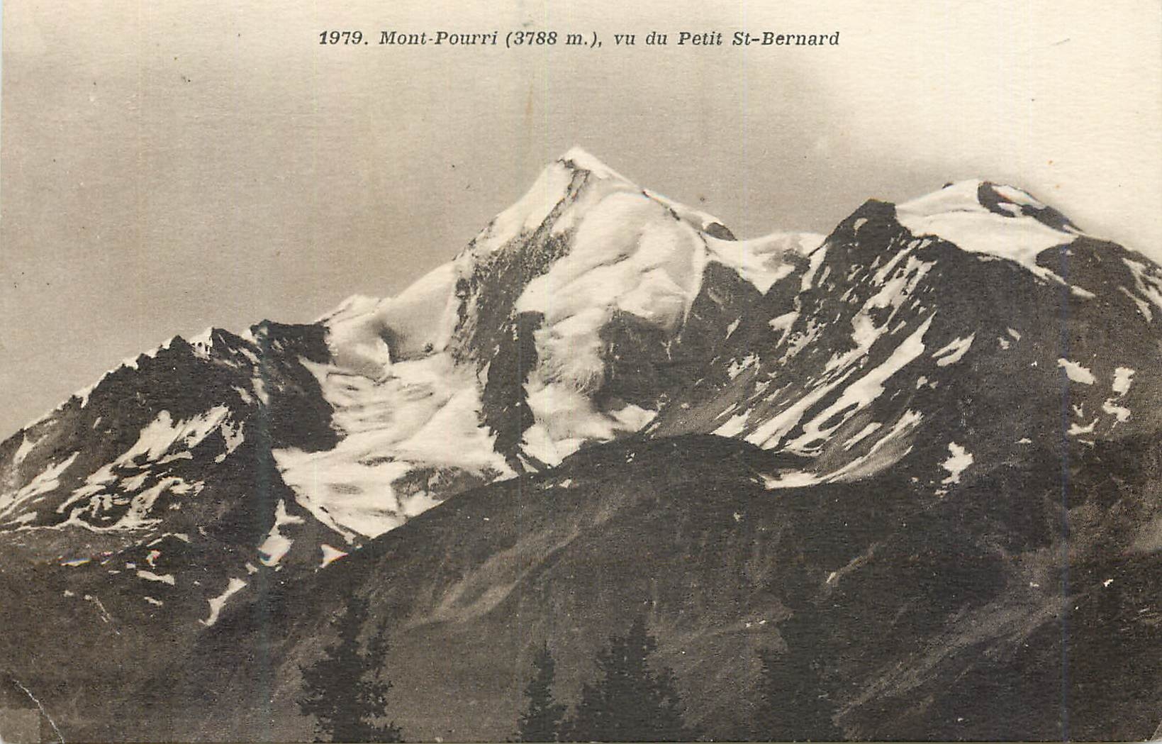 CPA Mont Pourri (3788 m) Vu du Petit St Bernard