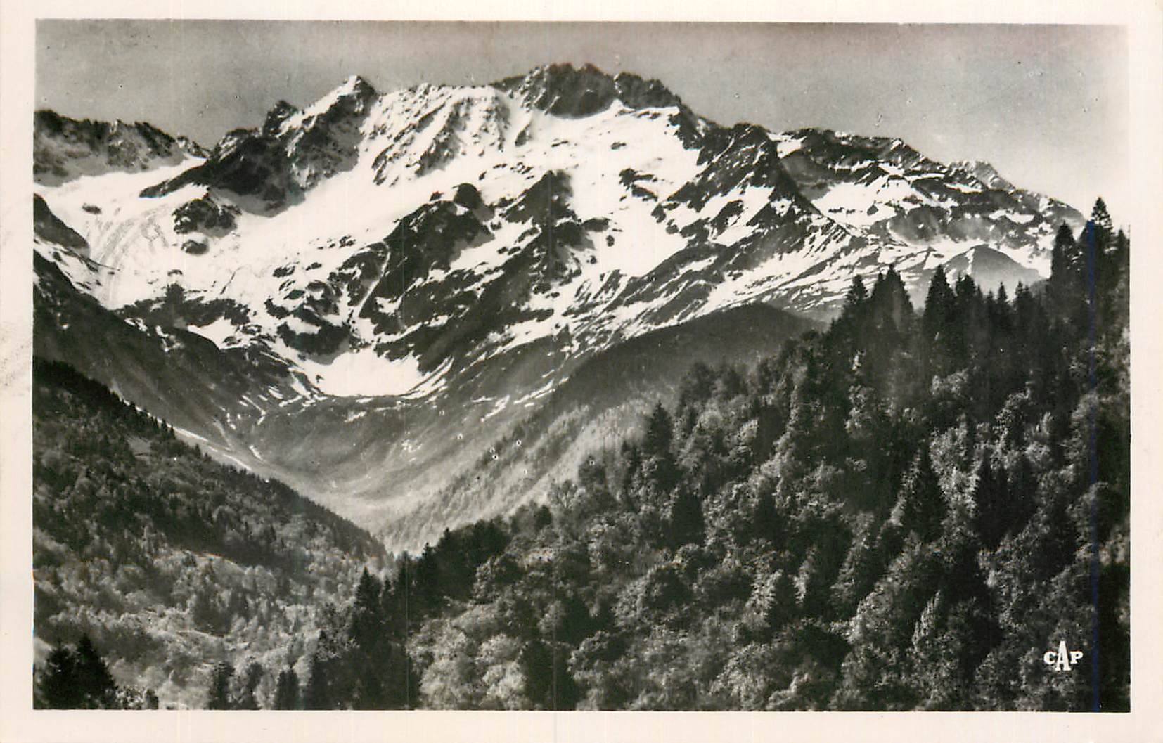 CPM Le Glacier et La Valee de Gleyzin Vue de la Route d'Allevard a la Ferriere