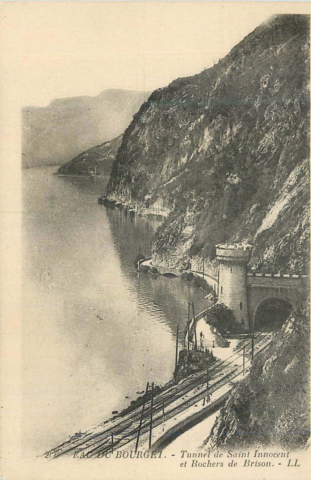 CPM Lac Du Bourget Tunnel de Saint Innocent et Rochers de Brison