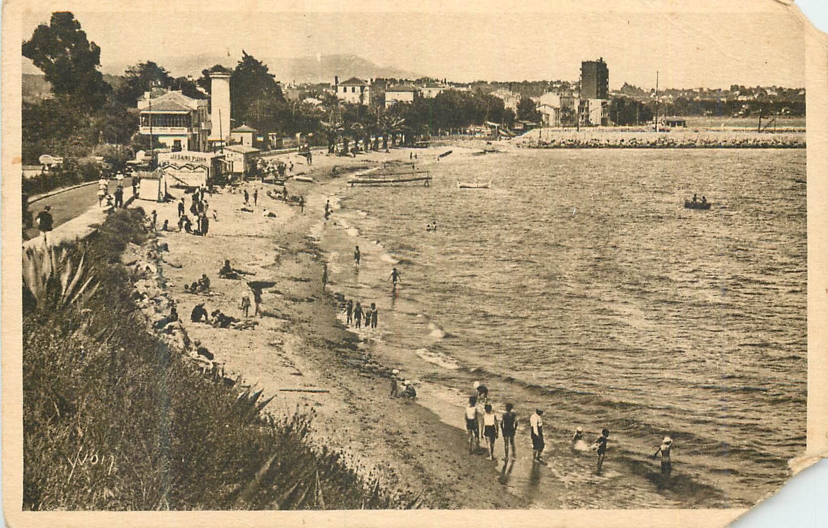 La Plage — Golfe Juan — Éditions Art Yvon