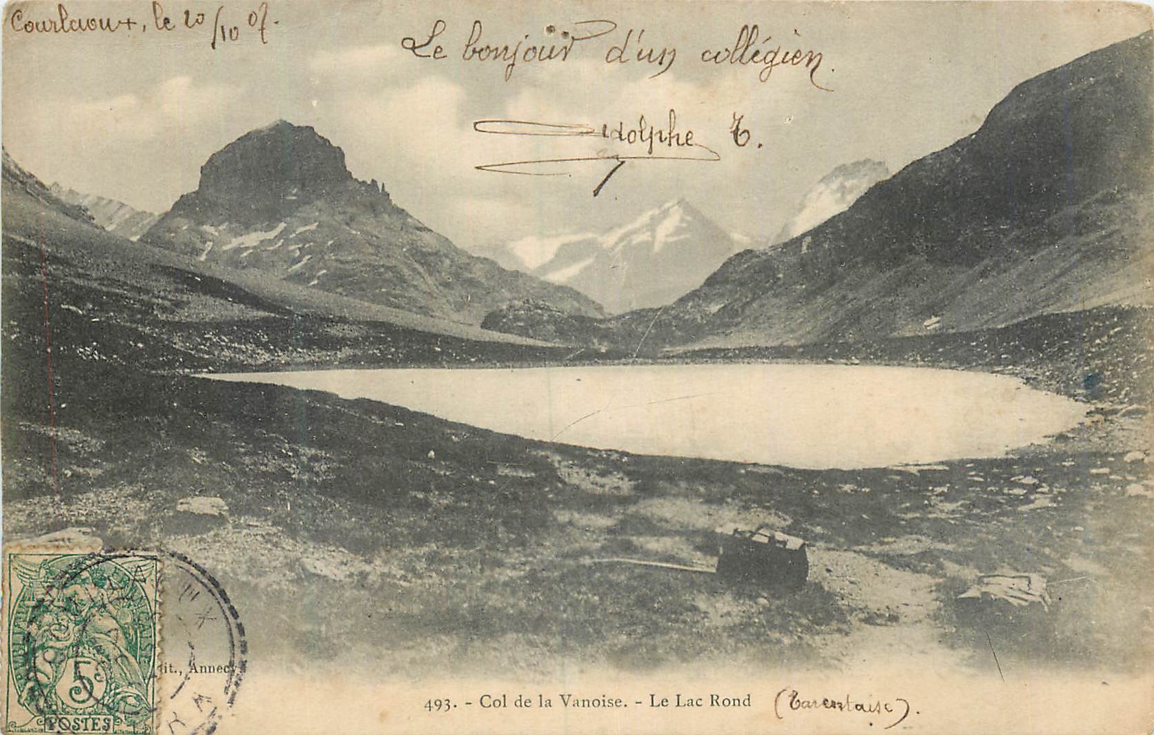 CPA Col de la Vanoise Le Lac Rond