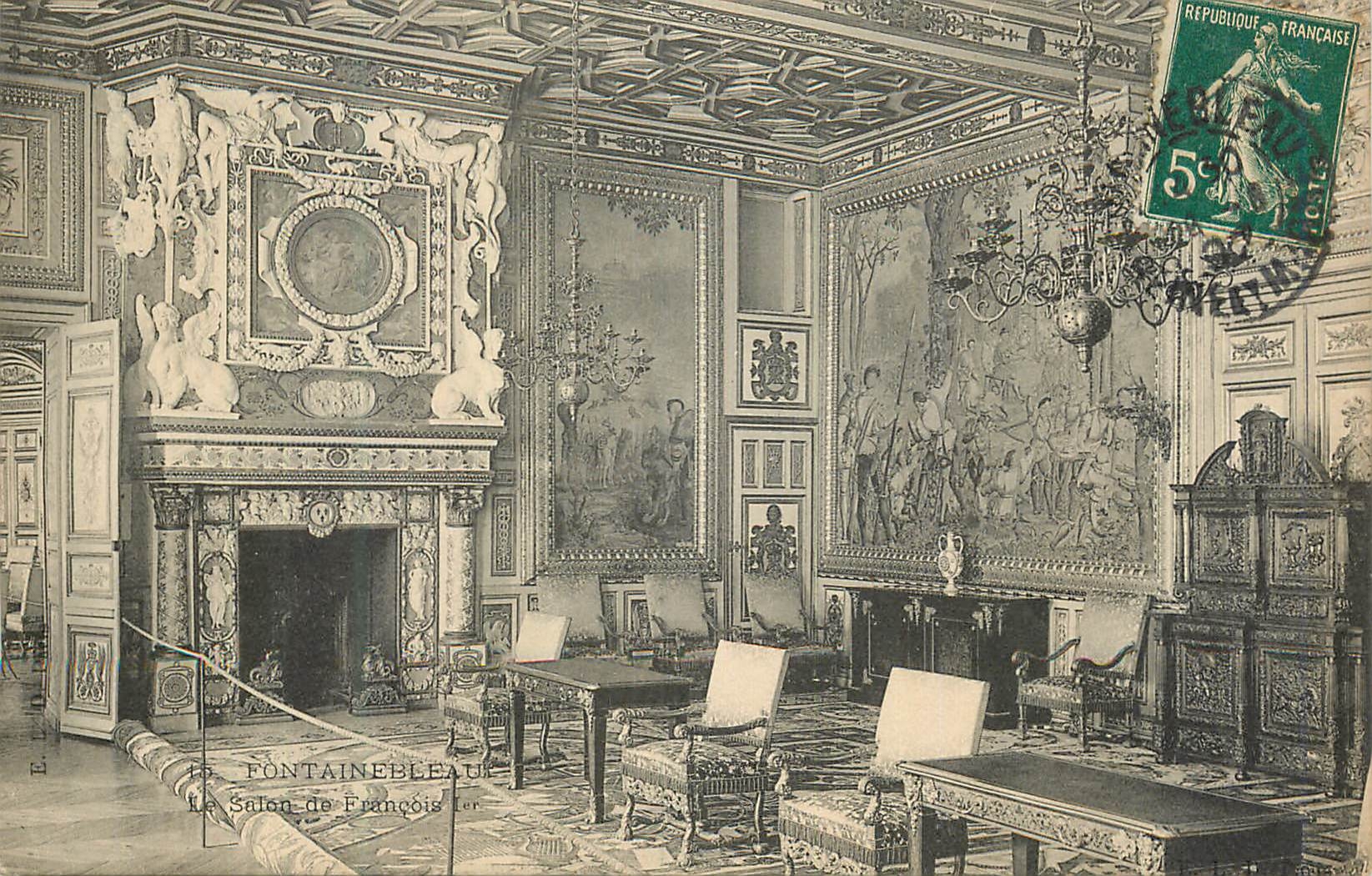 CPA Fontainebleau Salon de Francois 1er