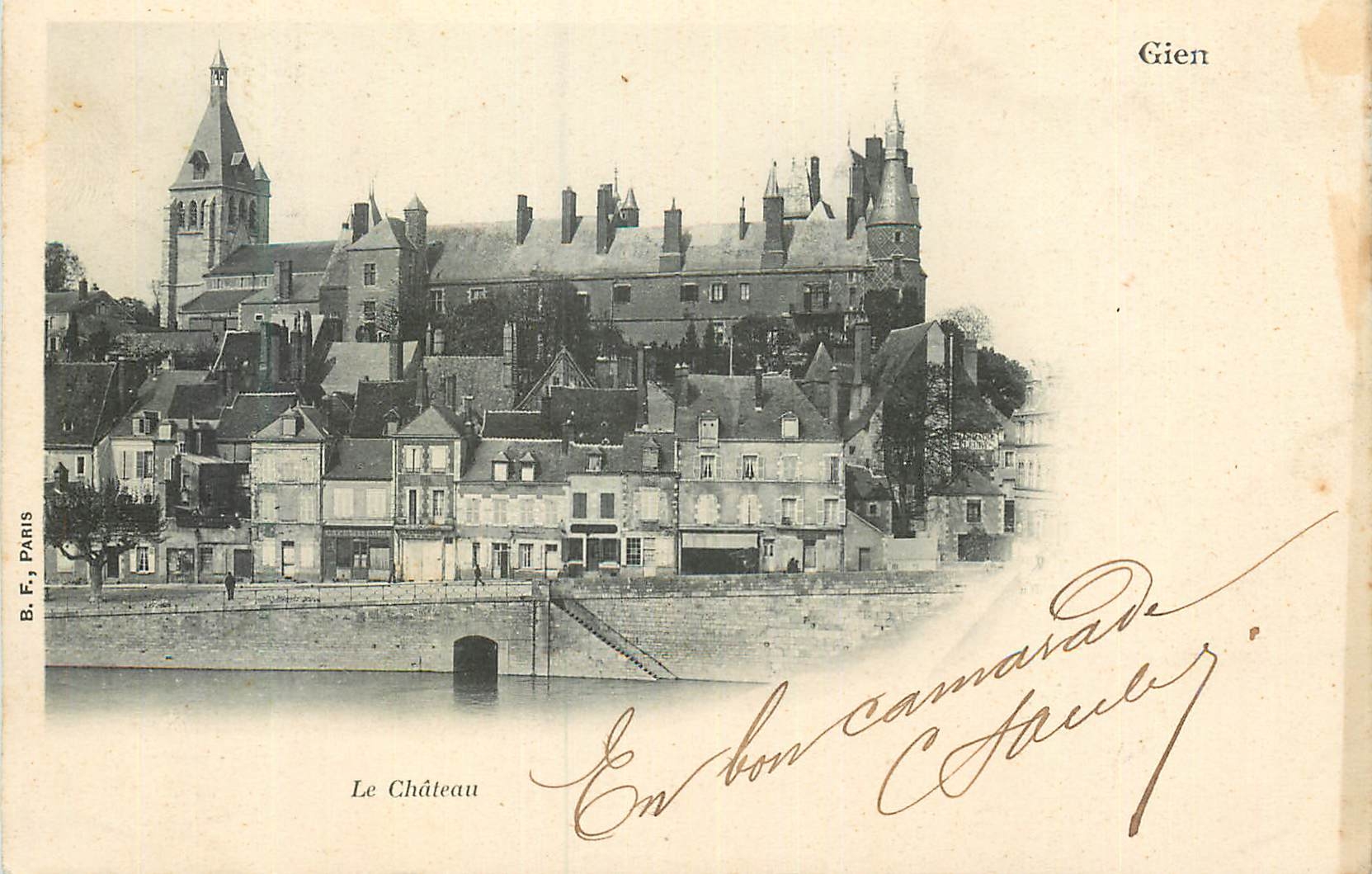 CPA Gien Le Chateau B F Paris (carte 1900)