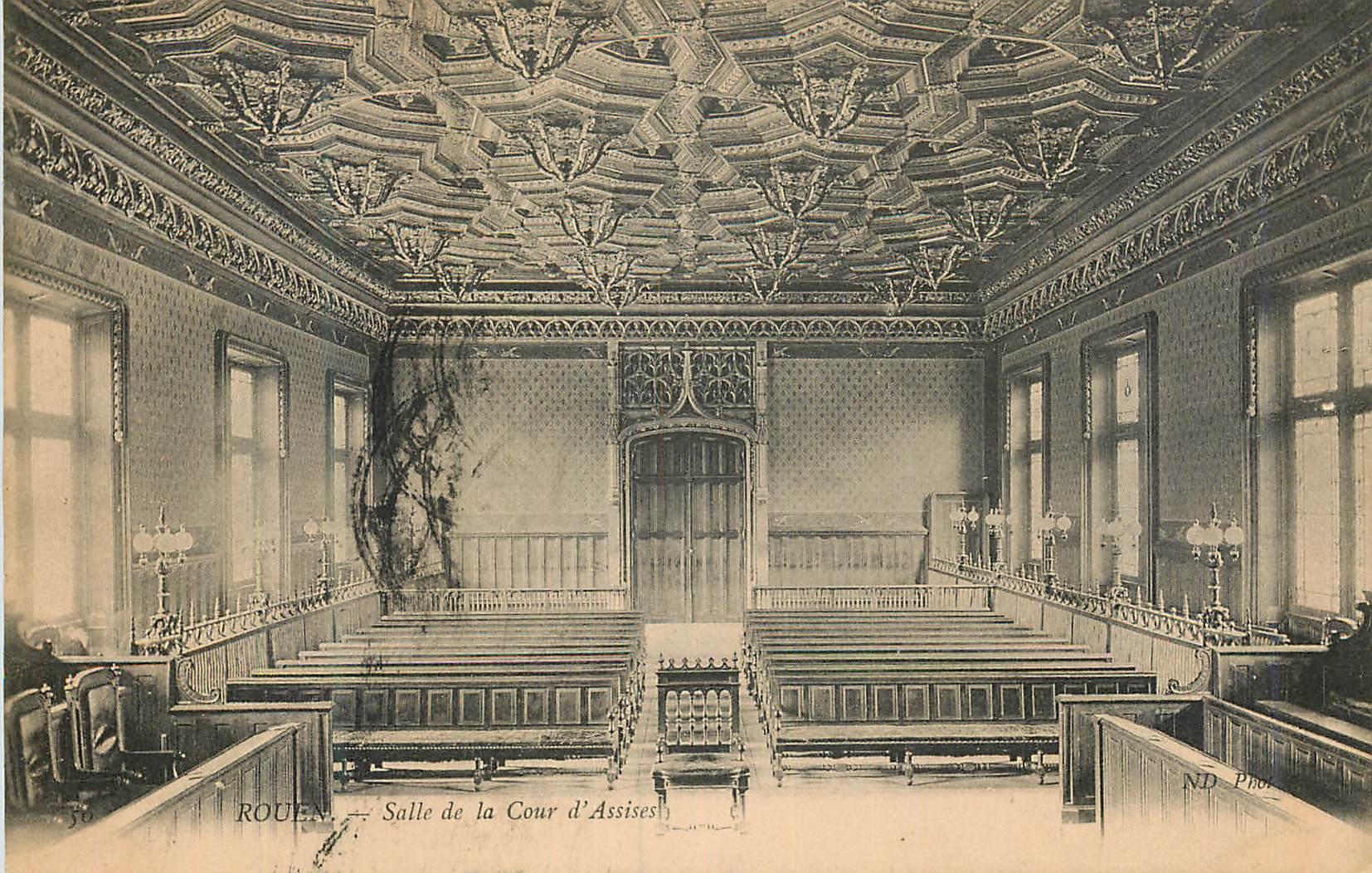 CPA Rouen Salle de la Cour d'Assises