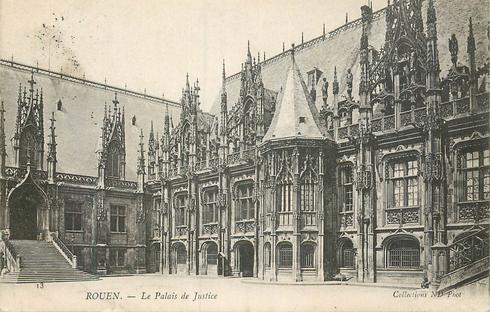 CPA Rouen Le Palais de Justice
