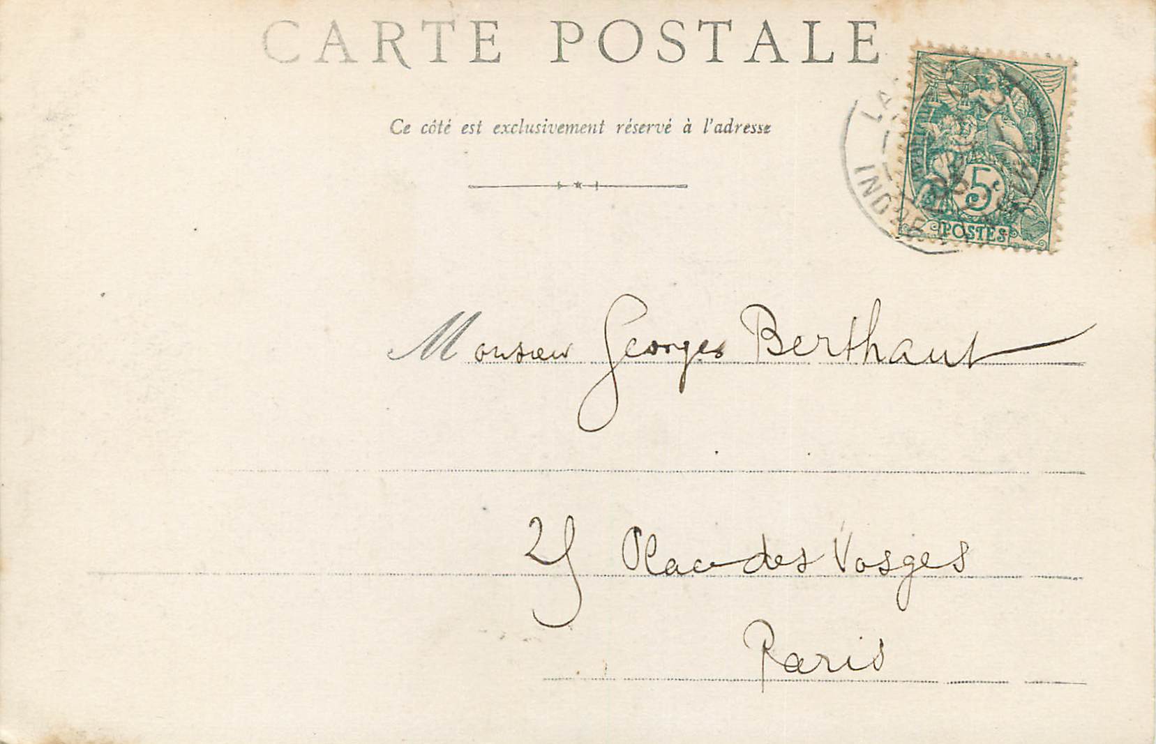 Langeais — Façade du Château, côté des Jardins — Georges Lant — Reverso