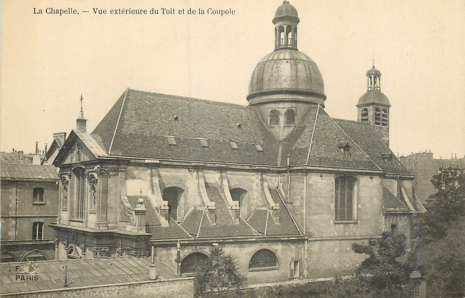 CPA La Chapelle Vue Exterieure du Toit et de la Coupole F Paris
