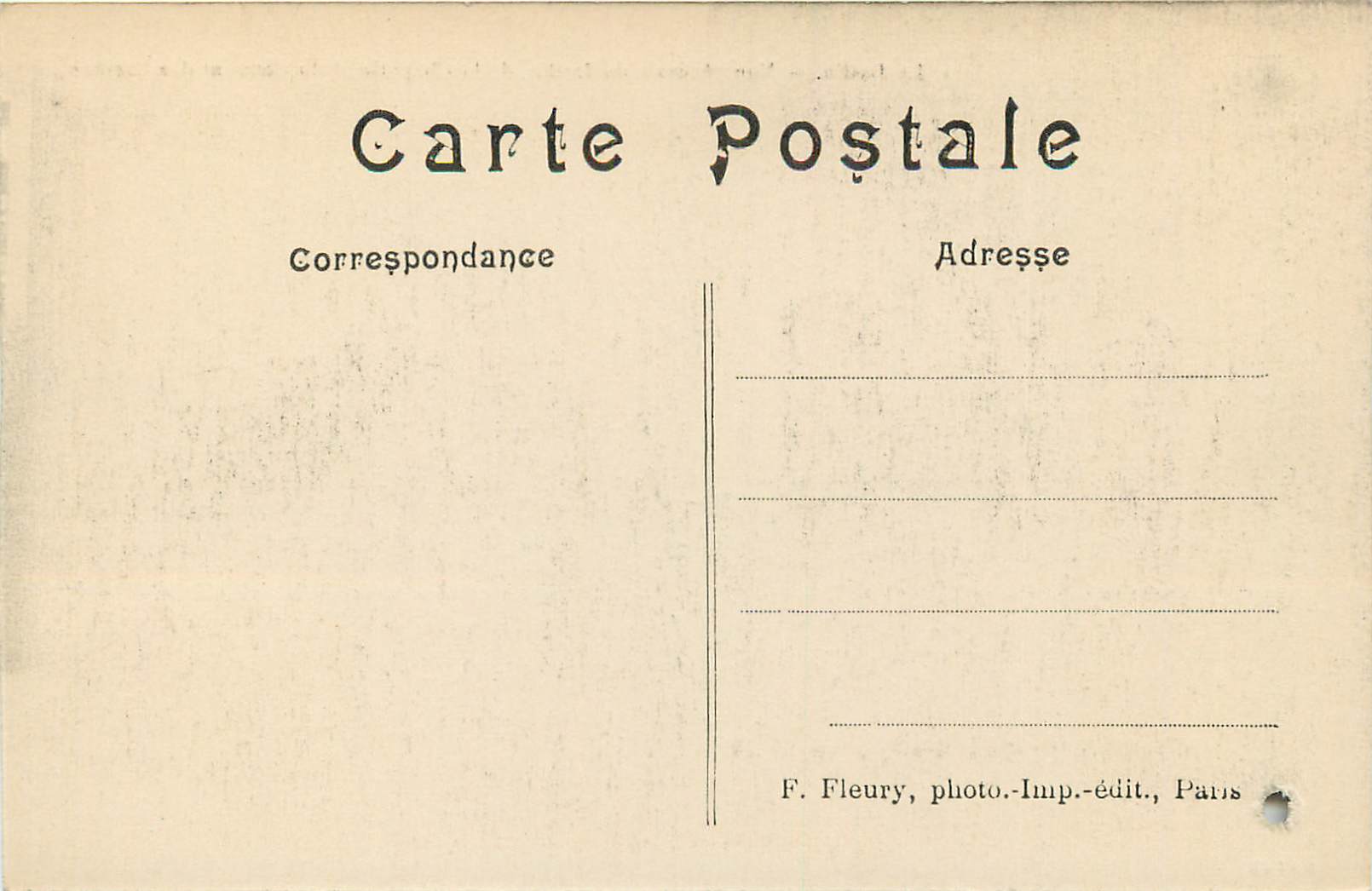 CPA Le Jardin vue Generale du Jardin de la Chapelle et du Couvent des Carmes — Verso