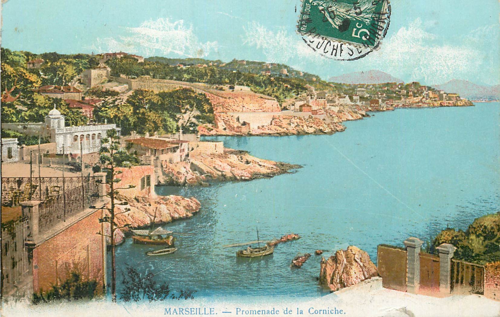 CPA Marseille Promenade de la Corniche